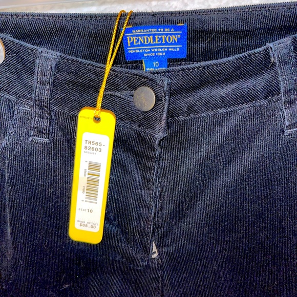 Corduroy boot cut black pants - Picture 2 of 4